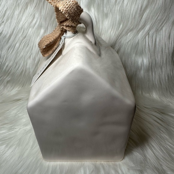 Rae Dunn Just Hatched Birdhouse with Peach Text - Picture 3 of 4